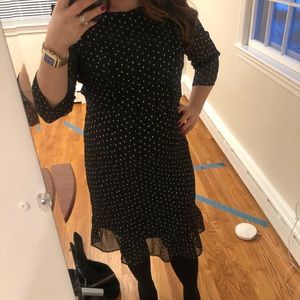 Seraphine Maternity black dress